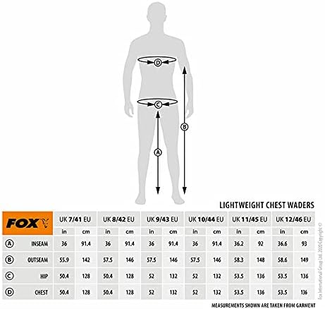 Fox Wathose Lightweight Waders Grün GR. 36 Grün, 36 Grün