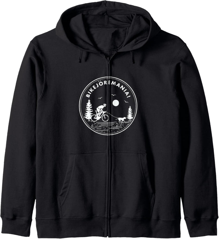 Bikejöring Motiv Spruch Zughundesport Geschenk Hundesport Kapuzenjacke