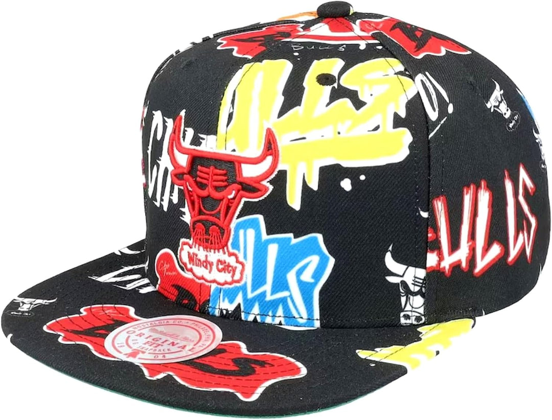 Mitchell & Ness Snapback Cap - Sticker Pack Chicago Bulls