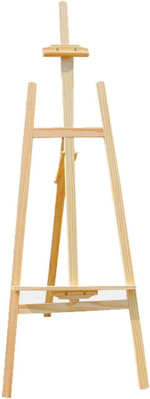 uyoyous Staffelei Holz 150cm Künstlerstaffelei A-Rahmen-Staffelei Atelierstaffelei höhenverstellbar