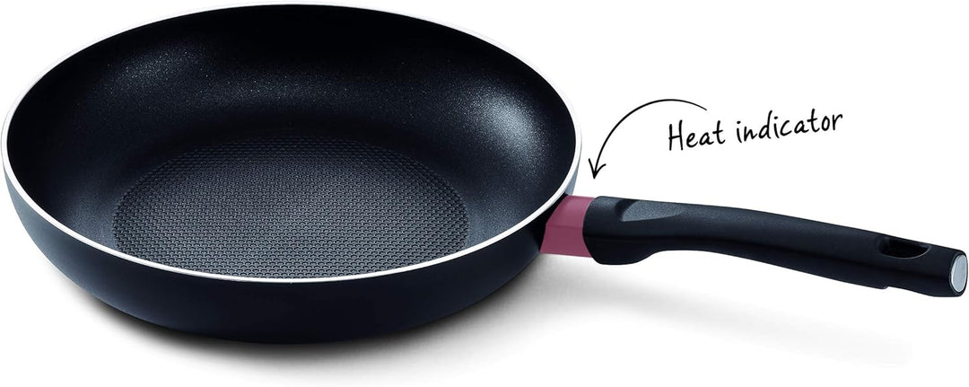 Kitchen Fun Salsa Bratpfanne antihaft 28 cm, Aluminium, Schwarz
