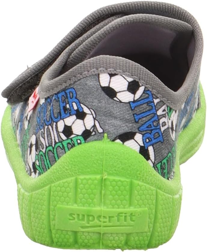 Superfit Jungen BillHausschuhe 23 EU Grau Mehrfarbig 2050, 23 EU Grau Mehrfarbig 2050