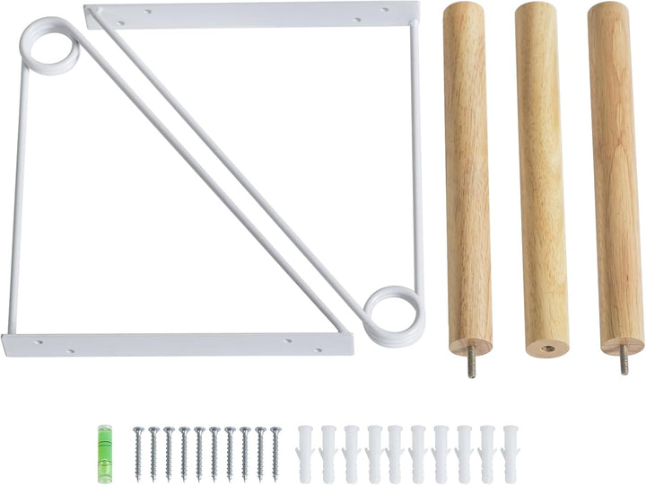 IBUYKE Kleiderstange Wandmontage-Wand Kleiderständer,Flur Möbel im Industrial Stil,Moderne Garderobe