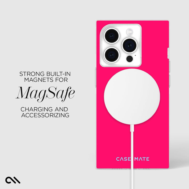 Case-Mate BLOX iPhone 15 Pro Hülle – Neon Wassermelone [3,6 m Fallschutz] [Kompatibel mit MagSafe] M