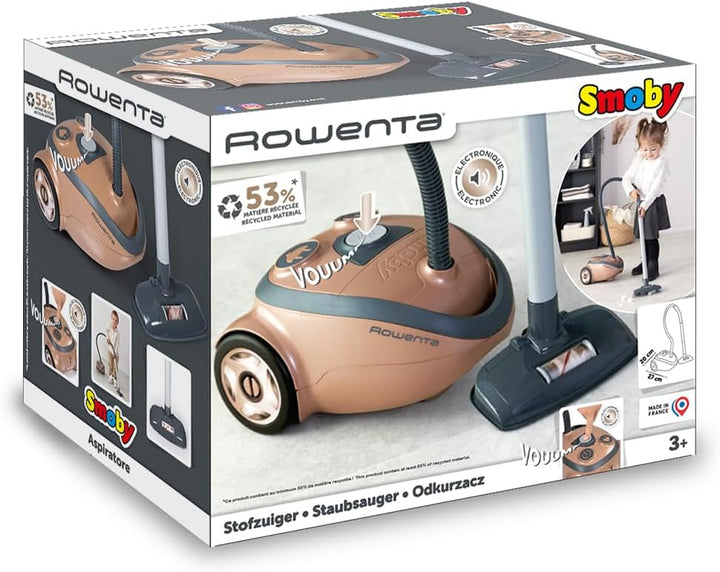 Smoby - Rowenta Staubsauger - Spielstaubsauger mit Sound - Kinder-Staubsauger mit Sound - Haushalts-