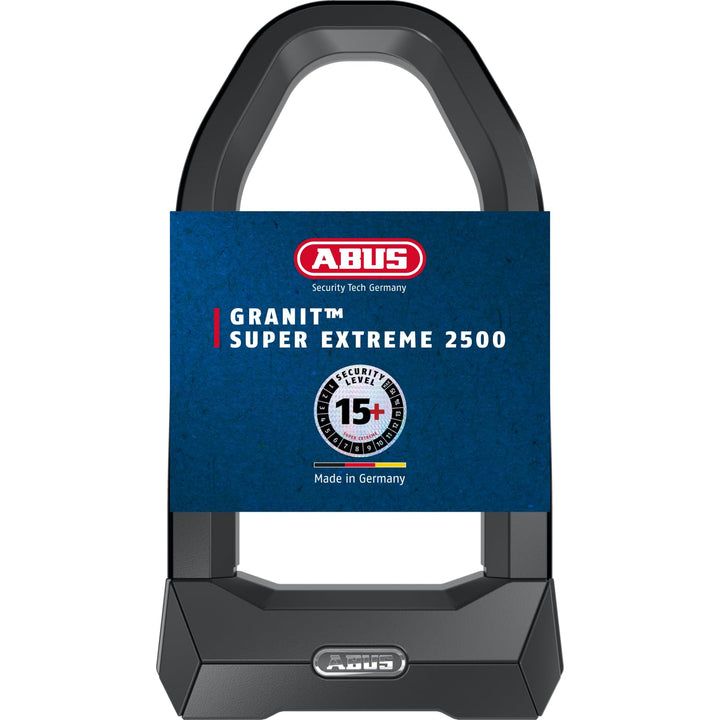ABUS Bügelschloss Granit Super Extreme 2500/165HB230 - gegen Sägeangriffe mit Winkelschleifern spezi