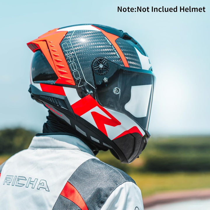 VCOROS Helmvisier für FF805 Thunder Carbon,Motorradhelm Visier,Motorrad Vollgesichtshelm Windschutzs