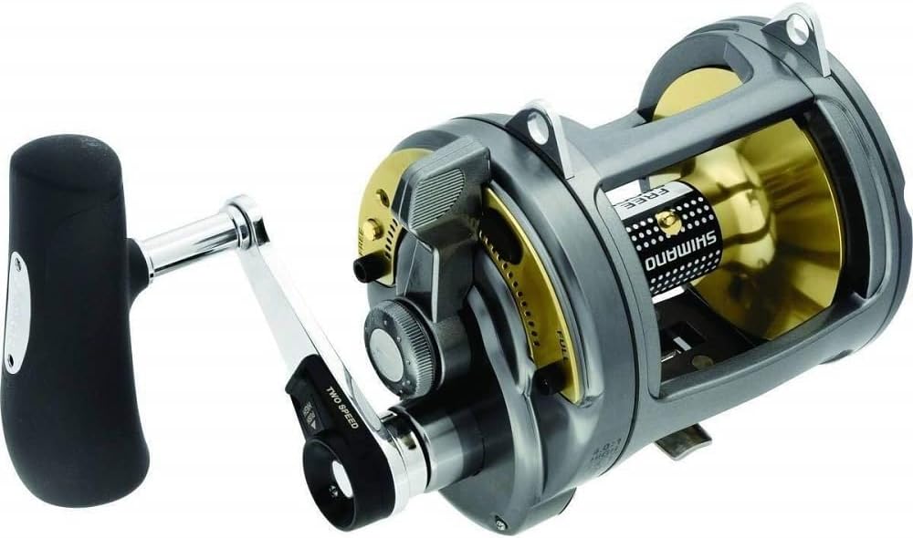 Shimano Tyronos Konventionelle Spule (2 Geschwindigkeiten) Einheitsgrösse, Einheitsgrösse