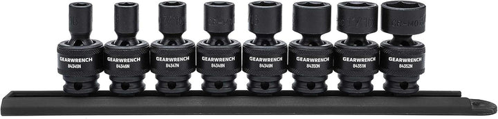 GearWrench 84917N SAE Universal-Schlag-Steckschlüsselsatz (3/8 Zoll), 8-teilig, 84917N