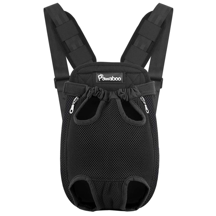 Pawaboo Haustier Rucksack Hund Tragetasche, Verstellbar Beinen heraus Rucksäcke Haustier, Atmungsakt