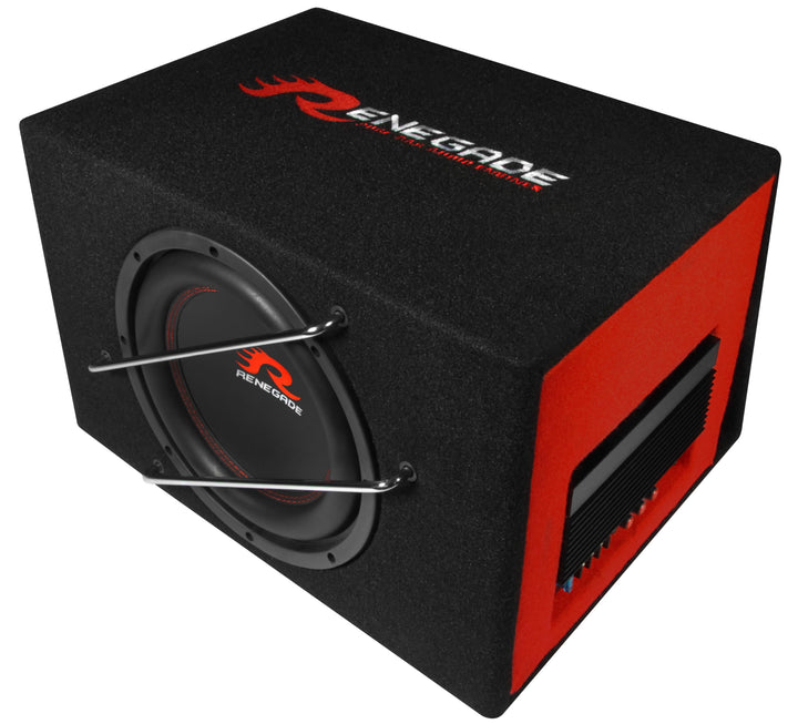 Renegade RXV1000A - 25 cm (10") Aktiv-Gehäuse-Subwoofer - integrierter Verstärker mit 400 W max. | C