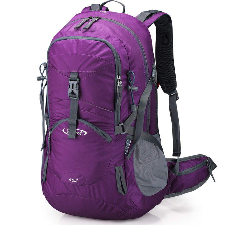 G4Free 45L Wanderrucksäcke mit Regenschutz Wasserdicht Trekkingrucksack Reiserucksack Outdoor Campin