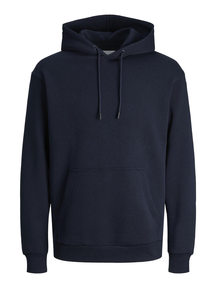 JACK & JONES Male Kapuzenpullover Einfarbig Kapuzenpullover XS Navy Blazer, XS Navy Blazer