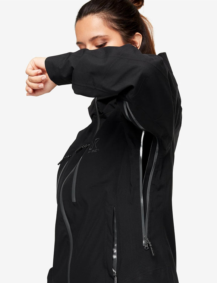 RevolutionRace Silence Proshell 3L Jacket, Damenjacke, belüftete und wasserdichte Jacke für Wanderun