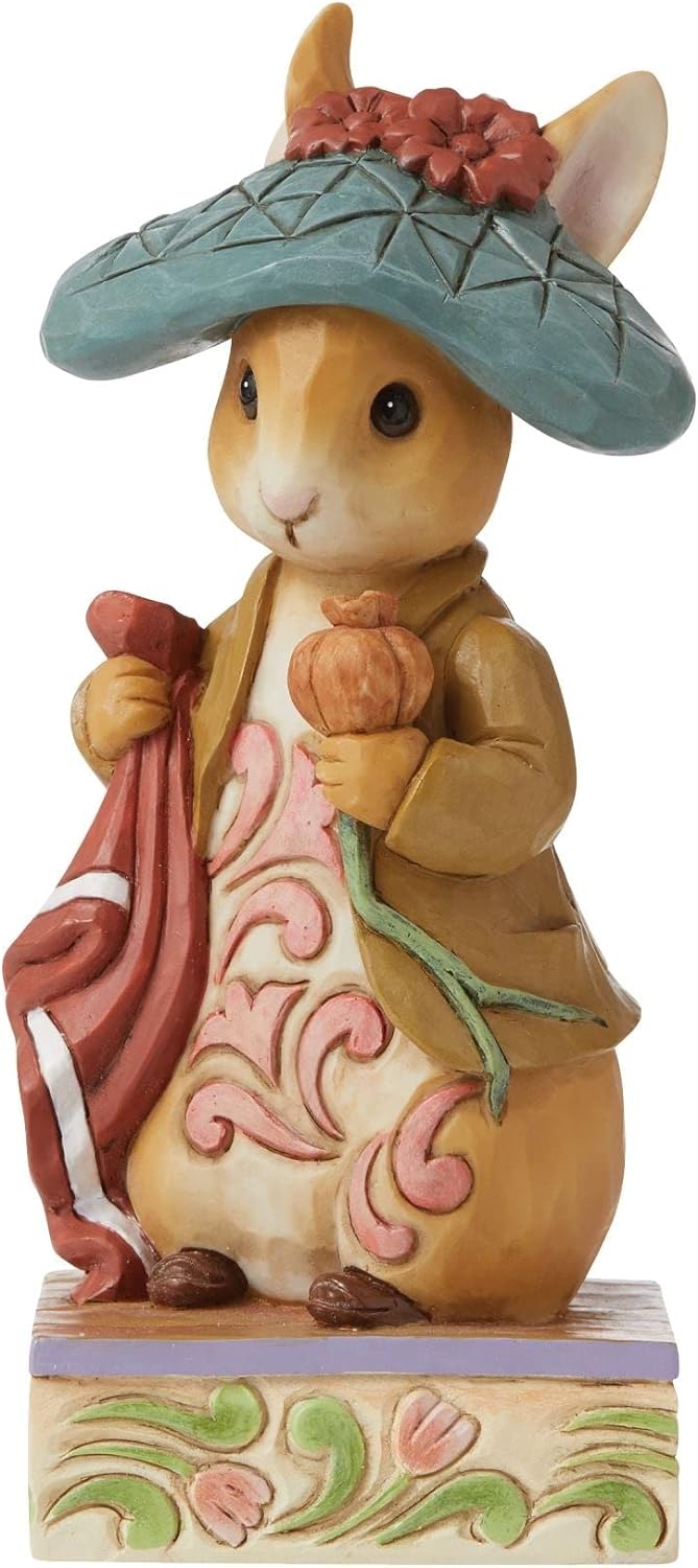 Enesco Jim Shore Heartwood Creek Benjamin Bunny Figur, 6008750, Mehrfarbig, 5.75 in H x 2.25 in W x