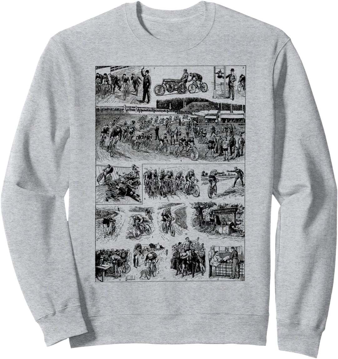 Cyclist bicycle Racing Tour Cycling Race gift vintage France Sweatshirt