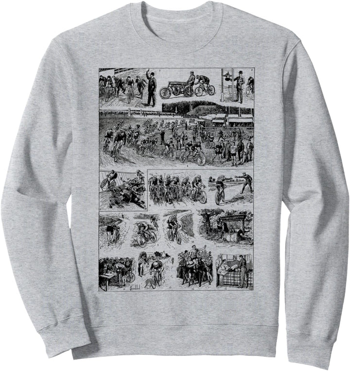 Cyclist bicycle Racing Tour Cycling Race gift vintage France Sweatshirt