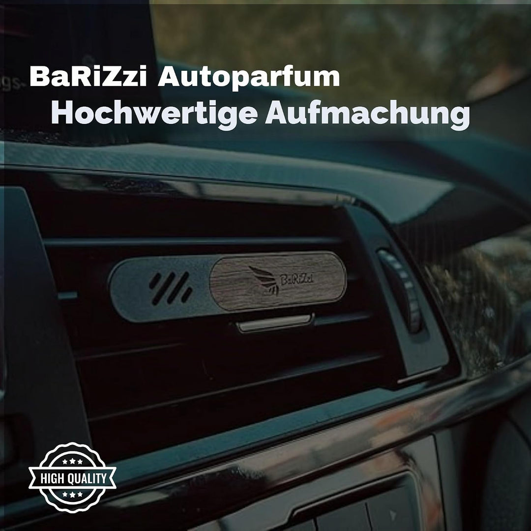 BaRiZzi Oud Autoparfum I Autoduft I Auto Lufterfrischer I Car Diffuser I Car Perfume (Jasmin, Schwar