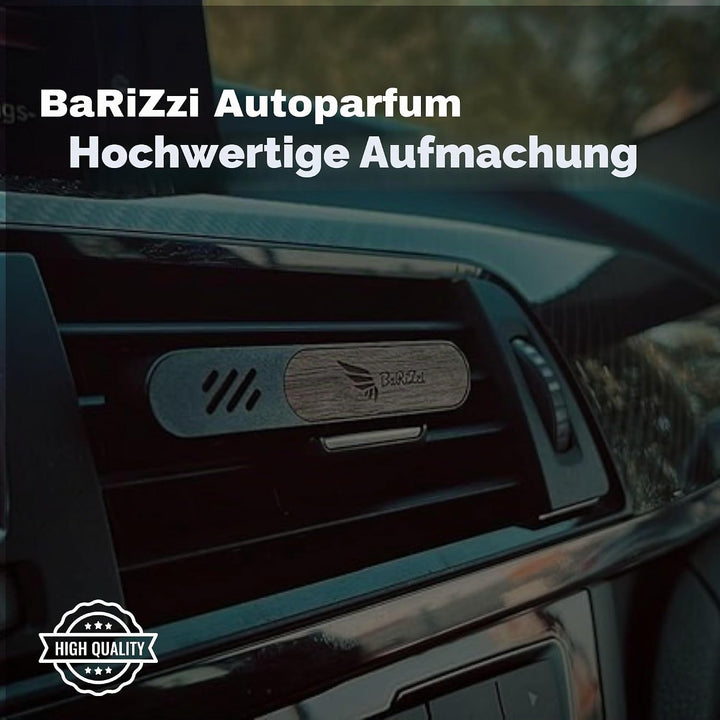 BaRiZzi Oud Autoparfum I Autoduft I Auto Lufterfrischer I Car Diffuser I Car Perfume (Jasmin, Schwar