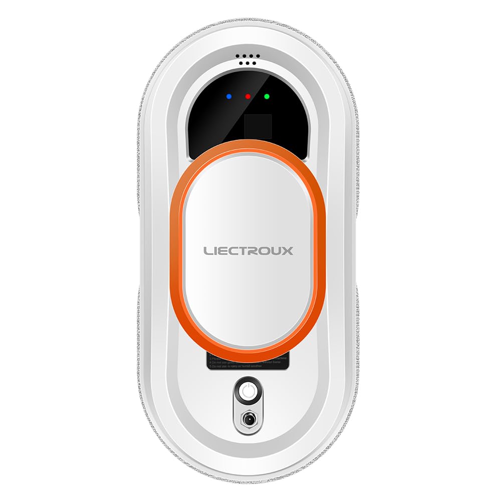 LIECTROUX HCR-09 Elektrischer Fensterwischroboter, Haushaltsroboter, Fensterputzmaschine, AI-Route,