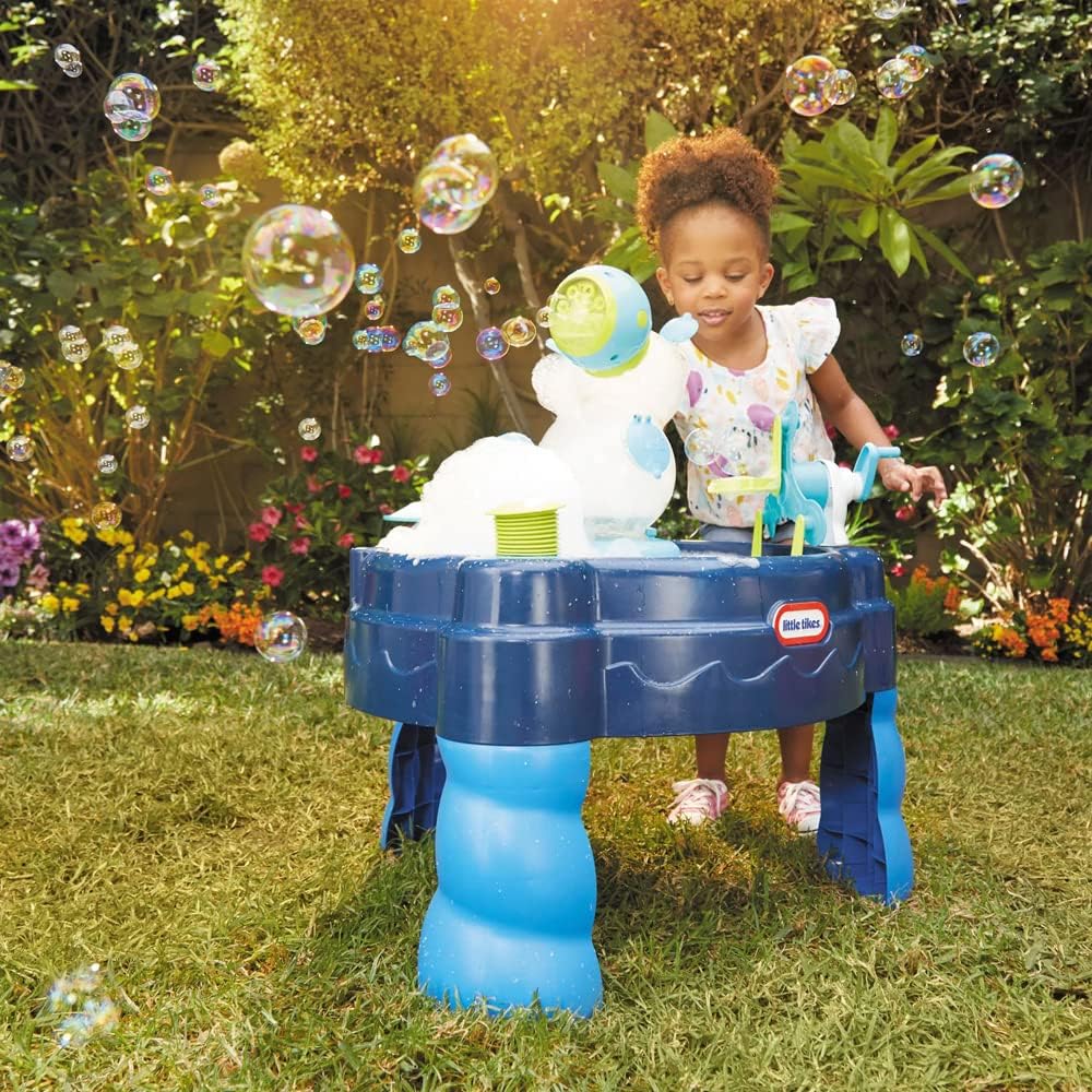 little tikes FOAMO 3 in 1 Bewässerungstisch - Aktiv, Outdoor Spass für Kleinkinder - Inklusive Blase