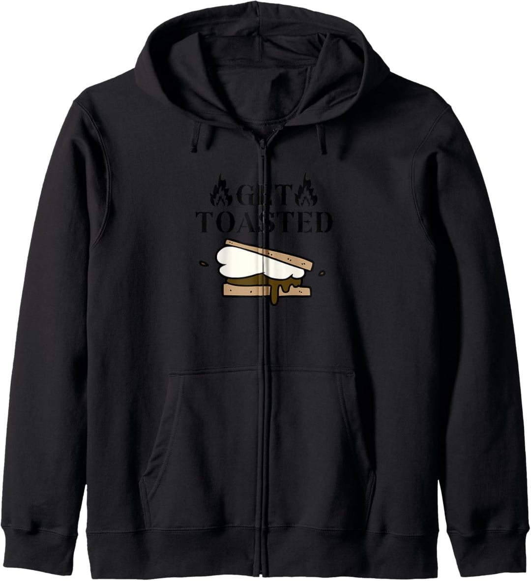 Get Toast Smores lustige niedliche Lagerfeuer Camping Kapuzenjacke