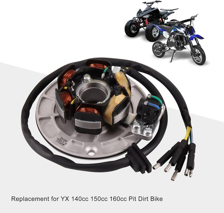 GOOFIT Magneto STATOR Schwungrad Rotor Kit Ersatz für YX 140 cc 150 cc 160 cc Pitbike Dirtbike