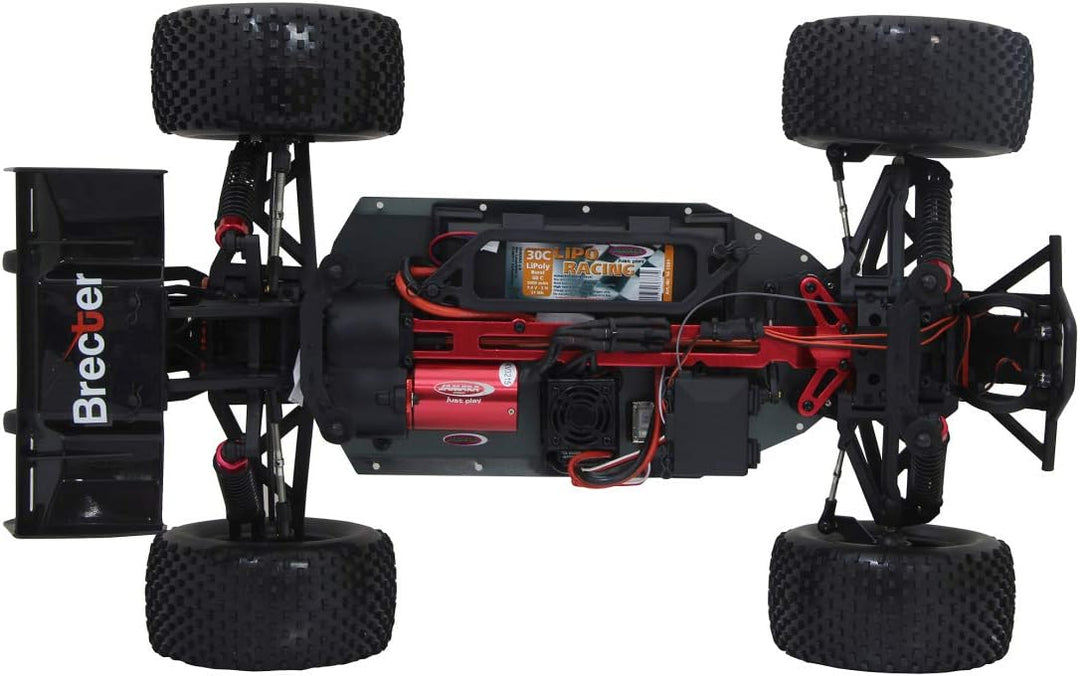 JAMARA 059739 Brecter Truggy 1:10 4WD Lipo 2,4GHz LED-spritzwassergeschützt, Differential/Welle/Achs