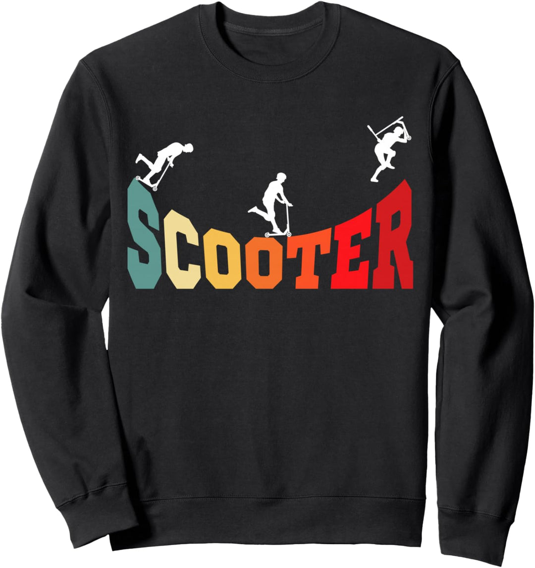 Scooter Roller Stunt Tretroller Geschenkidee Kinder & Jungen Sweatshirt