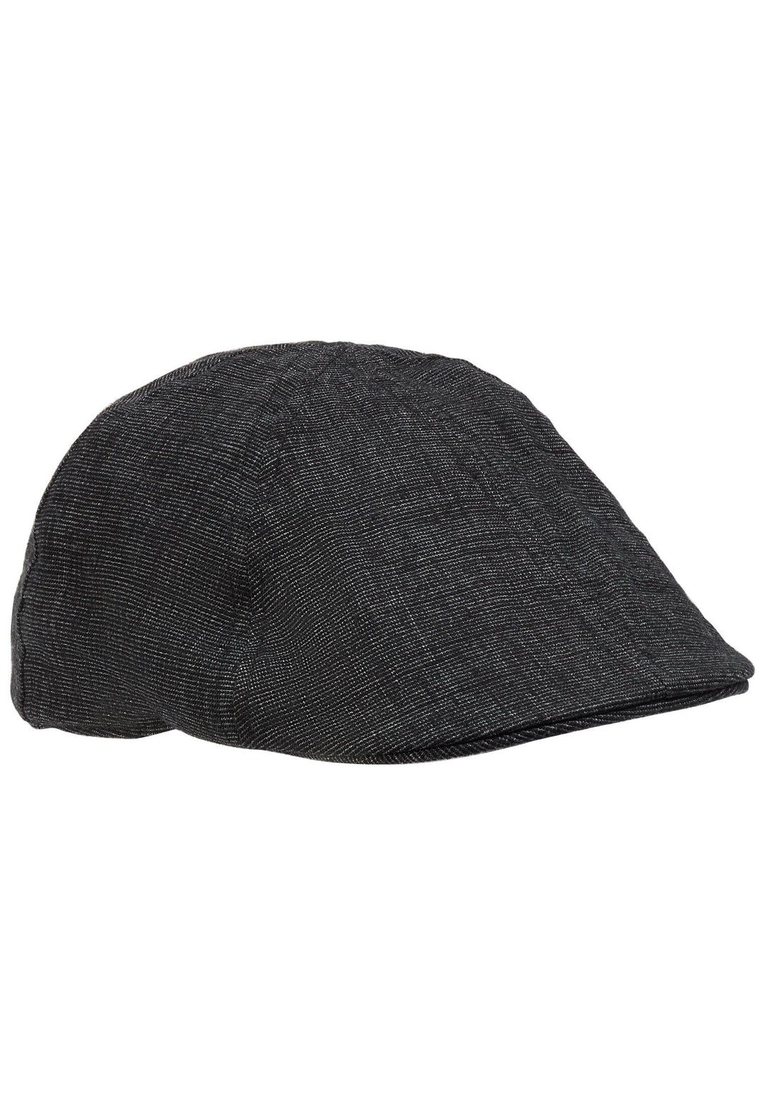 camel active Herren Flat Cap aus Leinenmix L Anthrazit, L Anthrazit