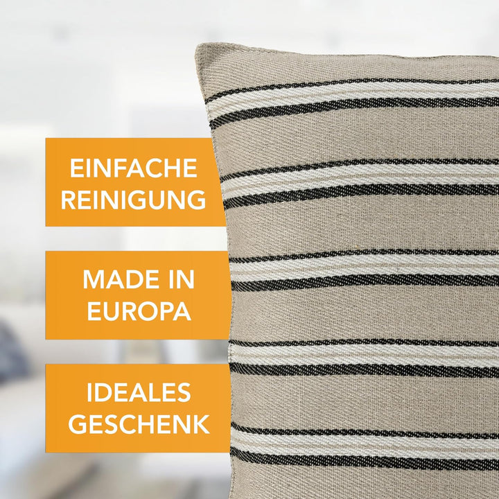 sositex | 1 Premium Saunakissen Lieblingskissen Reisekissen | Design: Moika | Masse: 50 x 25 cm, Lei