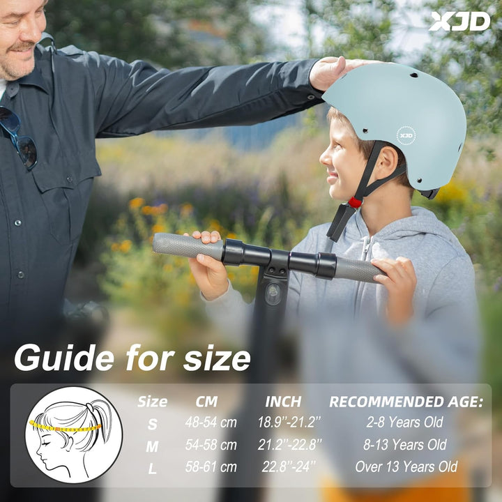 XJD Fahrradhelm Kinder Jugend Klassiker Kinderhelm Mädchen Skaterhelm für Fahrrad Skateboard Scooter