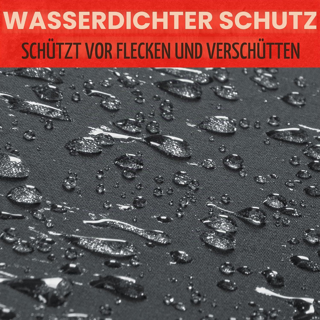 BDK AquaShield Autositzbezug für Rückbank, wasserdichter Neopren-Rücksitzbezug für LKW, Van, SUV, id