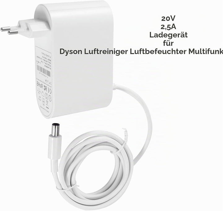 20V Netzteil Ladegerät für Dyson Ventilator/Luftreiniger TP04 TP05 TP06, DP04 BP01 PH02 PH04 PH09, L