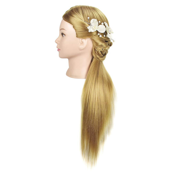Ba Sha Trainingsköpfe 100% von dem Hochtemperaturfaser Haar Hairdressing Cosmetology Mannequin Frisi