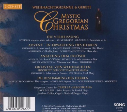 Mystic Gregorian Christmas, Audio-CD