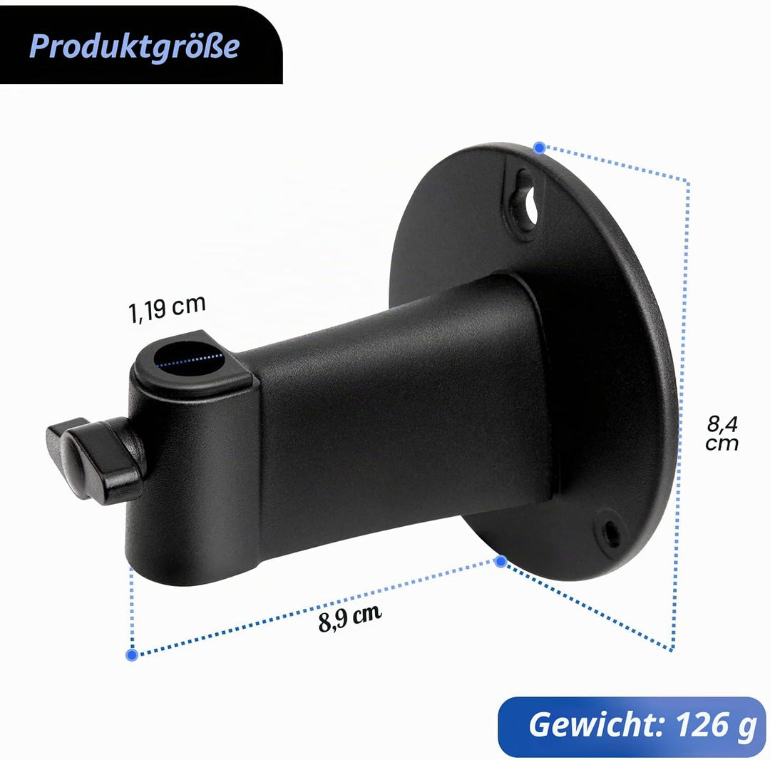 SUNMON Mikrofon Wandhalterung – Mikrofon Wandhalterung für Mikrofonhalter, horizontale Montagewand,