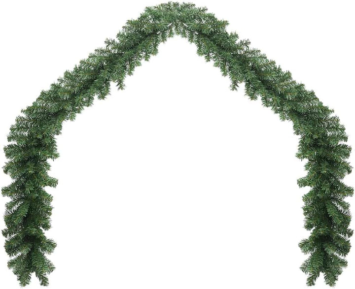 vidaXL Weihnachtsgirlande PVC 5m Tannengirlande Türgirlande Weihnachtsdeko 5 m, 5 m