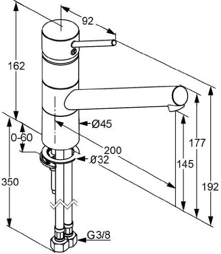 KLUDI Scope 339300575XL XL 339300575 Spültischarmatur, Chrom