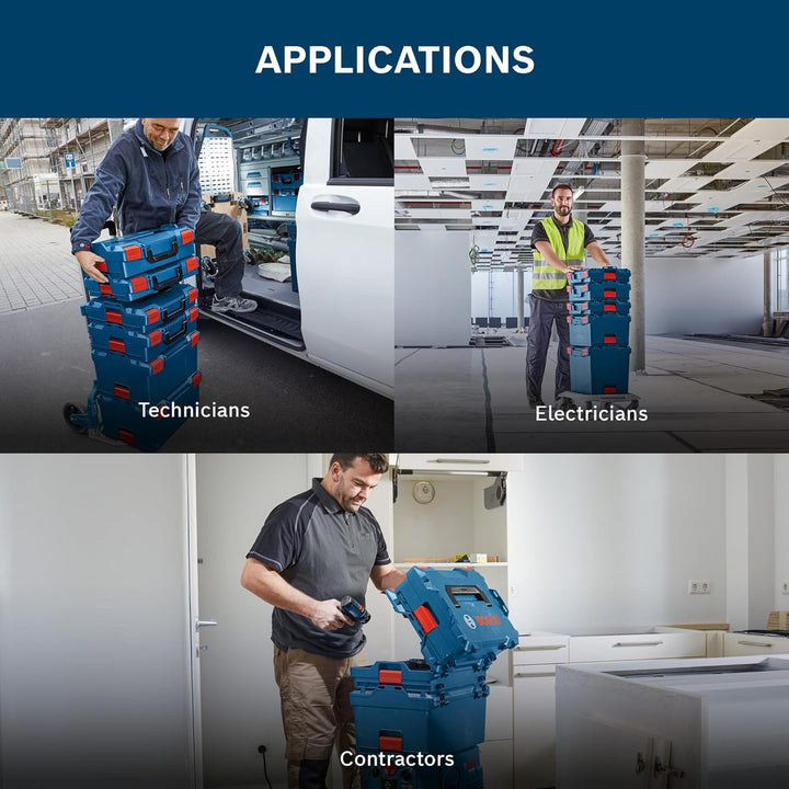 Bosch Professional Koffersystem L-BOXX 102 (Ladevolumen: 9,9 Liter, max. Belastung: 25 kg, Gewicht: