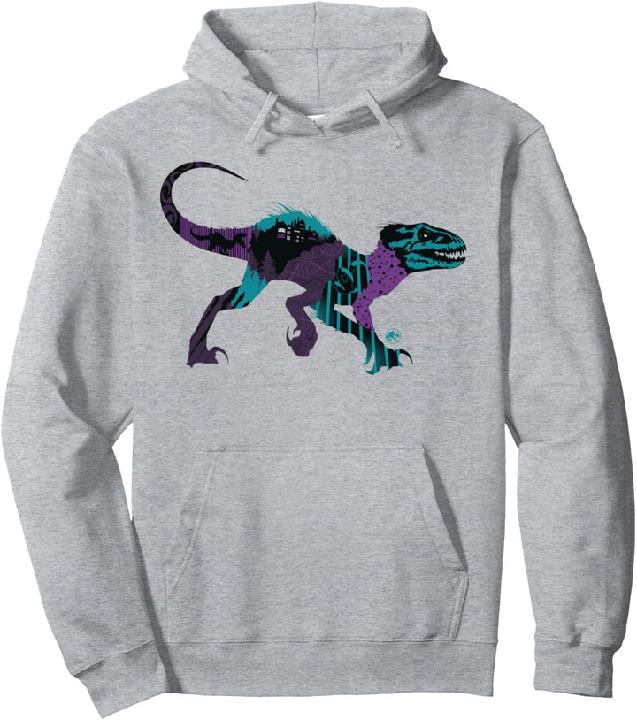 Jurassic World 2 Indoraptor DNA Pattern Fill Pullover Hoodie