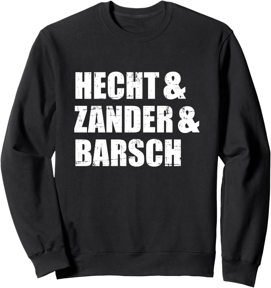 Angeln Hecht Zander und Barsch Sweatshirt