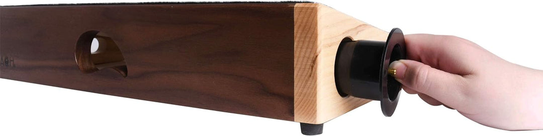Ruach Kashmir Pédalier en bois dur avec étui de transport (Size 3), Size 3