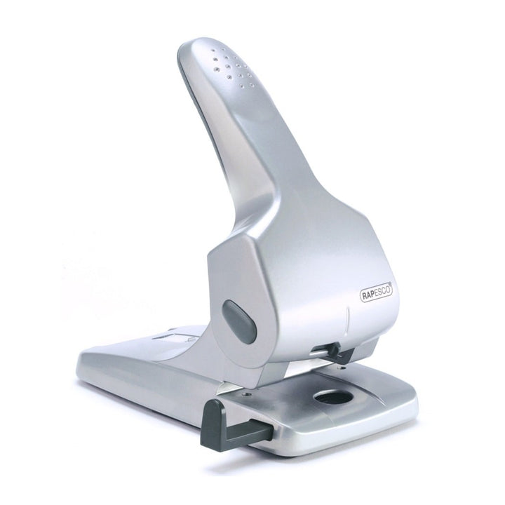 Rapesco 0732 Zero-65 Hochleistungslocher, 65 Blatt Stanzkapazität, Silber, Silber