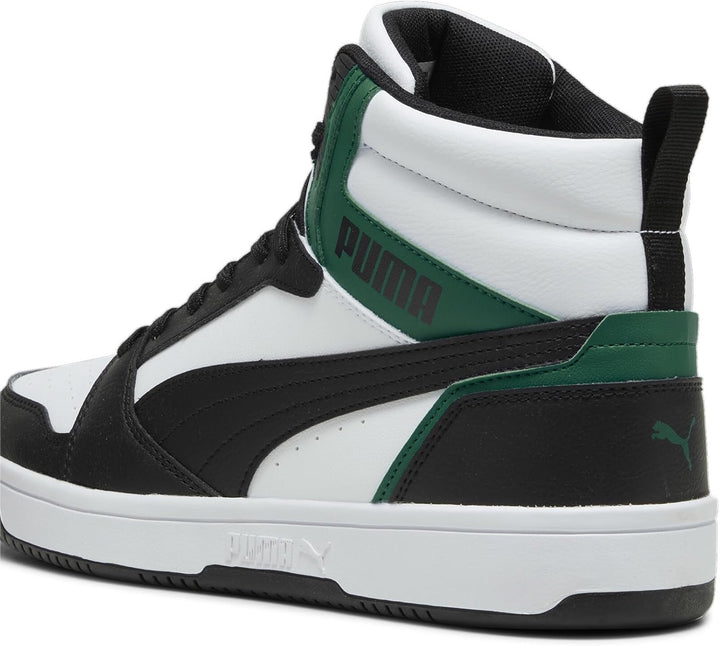 Puma Unisex Rebound V6Sneaker 44 EU Puma White Puma Black Vine, 44 EU Puma White Puma Black Vine