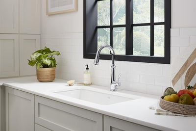Kohler K-560-CP Bellera Ausziehbare Küchenarmatur, Küchenspüle, herausziehbarem, 3-Sprüh-Wasserhahn,