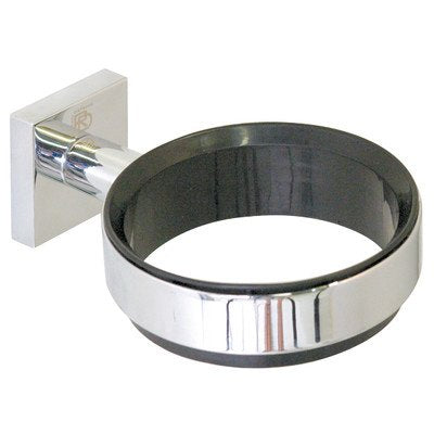 BRAVAT Quaruna Haartrocknerhalter, Messing, Chrom, 128 x 94 x 44