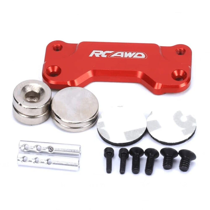 RCAWD Axial SCX24 Magnetische Shell-Säule,Legierung 1967 Chevrolet C10 Körpermagnet-Set für Axial 1/