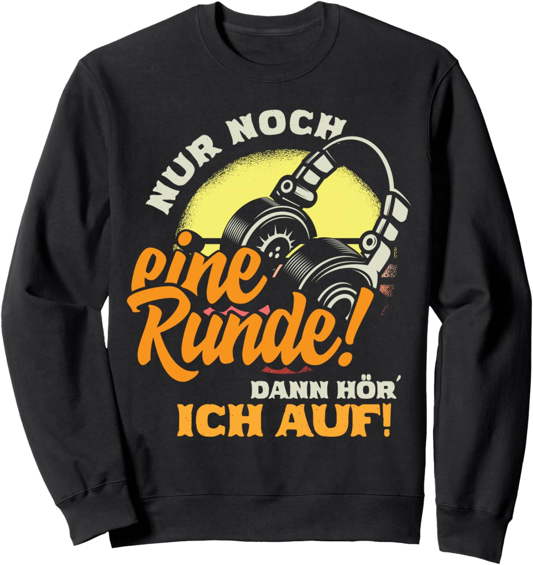 Nur noch eine Runde | Lustiges Gamer Spruch Geschenk Idee Sweatshirt