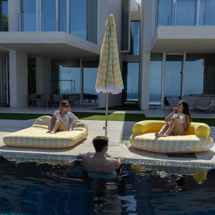 Flamingueo Luftmatratze Pool - Wassermatratze - Extra Gross - Innenstruktur aus PVC - Aussenhülle au